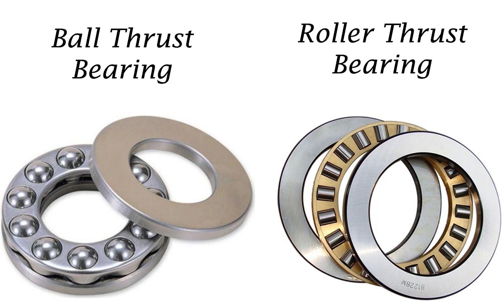 Ball thrust and roller thrust bearing
