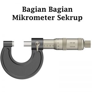 bagian bagian mikrometer sekrup