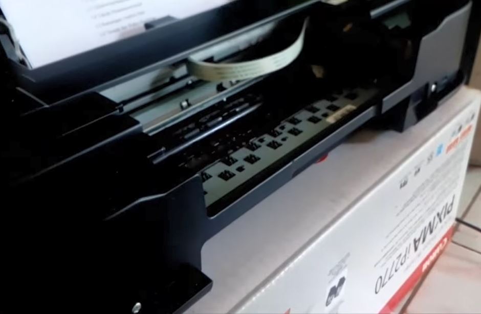 buka cover printer